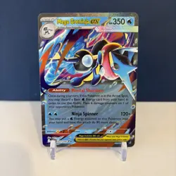 Pokemon TCG Mega Greninja ex 022/086 Chaos Rising Half Art Double Rare Card - Image 1