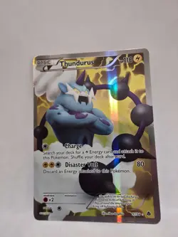 Pokemon - Thundurus Full Art (97/98) Emerging Powers - Ultra Rare - VLP/NM - Image 1