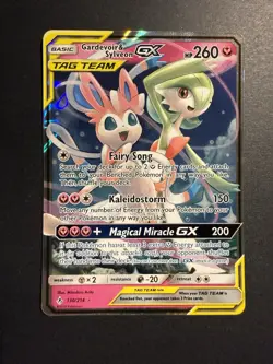 NM Gardevoir Sylveon GX Tag Team 130/214 SM Unbroken Bonds Pokemon card English - Image 1