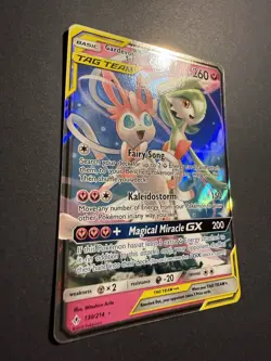 NM Gardevoir Sylveon GX Tag Team 130/214 SM Unbroken Bonds Pokemon card English - Image 2