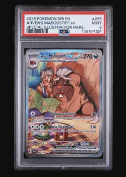 Arven's Mabosstiff Ex #235 2025 Pokemon Dri En-Destined Rivals SIR - Image 1