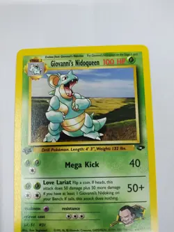 MINT Pokemon Card - Giovanni's Nidoqueen Gym Challenge 23/132 Rare 1st Edition - Image 2
