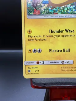 Pikachu 5/12 Holo McDonald's Promo Pokemon Card 2016 LP - Image 5