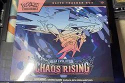 Pokemon TCG Chaos Rising Elite Trainer Box ETB NEW SEALED IN HAND SHIPS FAST - Image 1