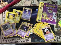 Pokemon Zap Theme Deck WOTC Vintage Base Set 1999 Open Box Pikachu Mewtwo - Image 2