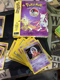 Pokemon Zap Theme Deck WOTC Vintage Base Set 1999 Open Box Pikachu Mewtwo - Image 4