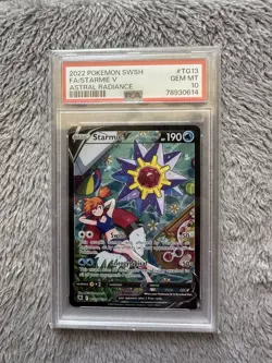Pokemon Starmie V Astral Radiance Trainer Gallery Full Art #TG13 PSA 10 Gem Mint - Image 1