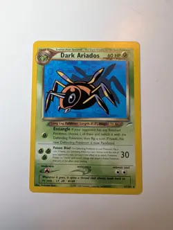 Pokemon TCG Dark Ariados Neo Destiny Card 17/105 Regular Rare - Image 1