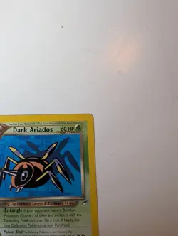 Pokemon TCG Dark Ariados Neo Destiny Card 17/105 Regular Rare - Image 3