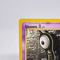 Pokemon TCG Unown [A] 33/75 Neo Discovery Rare Regular 40 HP Unlimited 2001 - Image 3