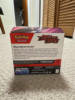 Pokemon Destined Rivals - Empty Booster Box - Display Box - Image 3