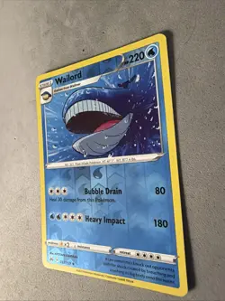 Pokemon TCG * 32/159 Wailord REVERSE HOLO RARE * Crown Zenith SWSH * NM - Image 2