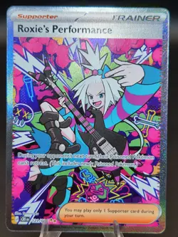 Pokemon Roxie's Performance 121/086 Chaos Rising Special Illustration Rare NM - Image 1