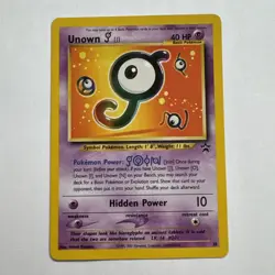 Unown J - 38 Black Star Promo Pokemon - MP dd - Image 1