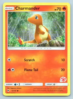 Pokemon Charmander 18/147 (#1 Charizard Stamped) Battle Academy BTA P 018/147 NM - Image 1