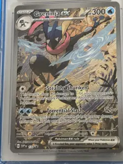 Pokemon Greninja ex 132 Sv: Scarlet & Violet Promo Holo CGC 9 - Image 2