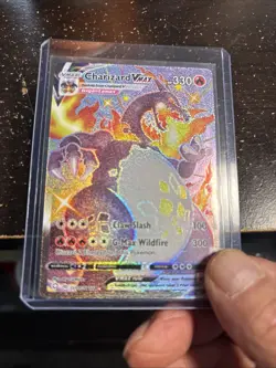 Pokemon Charizard VMAX SV107/SV122 Shining Fates Full Art Holo 330 HP English - Image 2