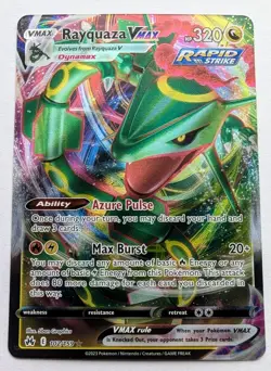 Pokemon: Rayquaza VMAX 102/159 SWSH: Crown Zenith Holo -NM- - Image 1