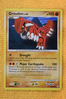 Pokemon Legends Awakened Groudon Lv. 45 29/146 Near Mint Condition - Image 1