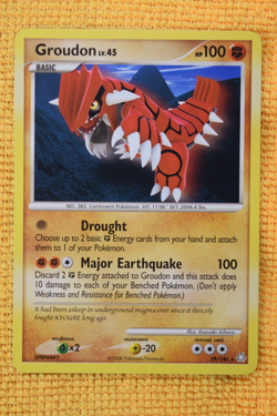 Pokemon Legends Awakened Groudon Lv. 45 29/146 Near Mint Condition - Image 2