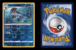 REVERSE HOLO SWAMPERT RARE HOLO 064/264 NM POKEMON - Image 3