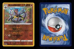 REVERSE HOLO ARMALDO RARE 096/195 LP POKEMON - Image 3