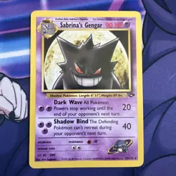 Pokemon TCG Sabrina's Gengar 29/132 Gym Challenge Unlimited Non-Holo Rare LP - Image 1