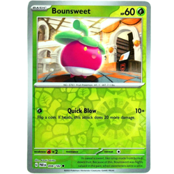 Bounsweet - Reverse Holo - Pokemon TCG Scarlet & Violet Paradox Rift #008/182 - Image 2
