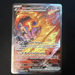 Pokemon Team Rocket’s Moltres ex 229/182 SIR Special Illustration Rare NM - Image 2