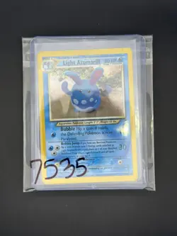 Light Azumarill 13/105 Neo Destiny Holo Pokemon TCG English LP - Image 4