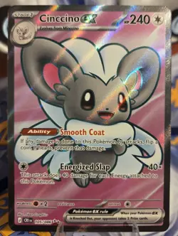 Pokemon TCG - Possible PSA 10🔥 Cinccino EX - Chaos Rising 105/086 Ultra Rare NM - Image 1