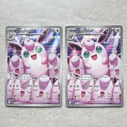 Wigglytuff 105/094 Pokemon TCG Phantasmal Flames Holo Lot of 2 EN - Image 1