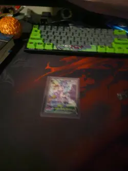 2021 MEW V • 251/264 • FUSION STRIKE - FULL ART • POKEMON SWORD & SHIELD NM HOLO - Image 3