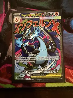 Pokemon TCG Mega Charizard X EX 023 Promo; NM Mega Attack Rare - Image 1