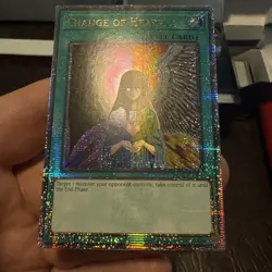 Yu-Gi-Oh! Change of Heart (RA01-EN050) Quarter Century Secret Rare 1st Ed *NM* - Image 1