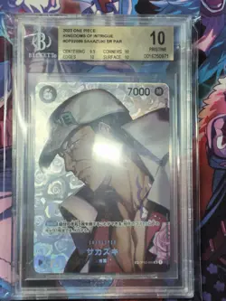 One Piece OP02-099 Sakazuki BGS 10 Mint SP Special Alt Art Alternate Art AA OP04 - Image 1