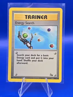 Pokemon Fossil Set COMMON Energy Search 59/62 - Near Mint (NM) - Image 1