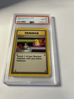 1999 POKEMON GAME 95 SWITCH TRAINER PSA 10 GEM MINT BASE SET UNLIMITED - Image 3