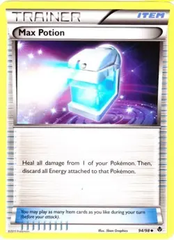 4x Moderately Played Max Potion - 94/98 - Uncommon Pokemon Emerging Powers - Image 1