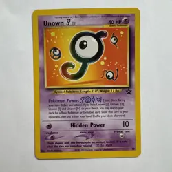 Unown J - 38 Black Star Promo Pokemon - MP dd - Image 1