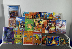 Pokemon Charizard Lot Pokemon Lot of 21 Cards and Stickers Mixed Charizard Lot - Image 2
