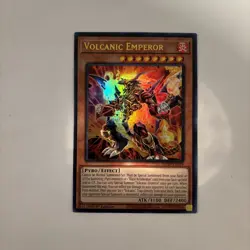 YuGiOh! Volcanic Emperor - Ultra Rare 1st Edition NM - LD10-EN018 - Image 1