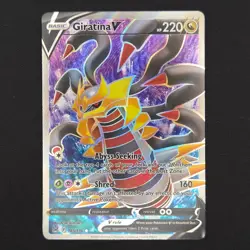 Pokemon TCG Card Giratina V 185/196 Lost Origins Ultra Rare Full Art -NM - Image 1