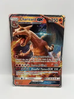 Pokemon Jumbo Charizard GX SM195 - Detective Pikachu Sun & Moon Holo Promo - Image 2