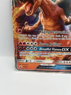 Pokemon Jumbo Charizard GX SM195 - Detective Pikachu Sun & Moon Holo Promo - Image 3
