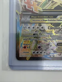 Pokemon M Mega Steelix EX Full Art Holo Card 109/114 XY-Steam Siege - Image 5