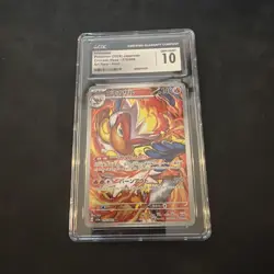 CGC 10 GEM MINT Japanese Pokemon 2024 Infernape 070/066 sv5a Crimson Haze AR - Image 1