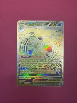 2026 Pokemon Chaos Rising Mega Greninja Ex Hyper Rare Gold 122/086 Card - Image 1