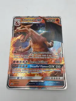 Pokemon TCG Charizard GX SM Black Star Promo SM195 Jumbo Promo - Image 1