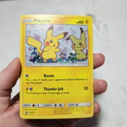 Pokemon TCG - Pikachu SM162 Holo Black Star Promo Card Sun & Moon 2019 - Image 2